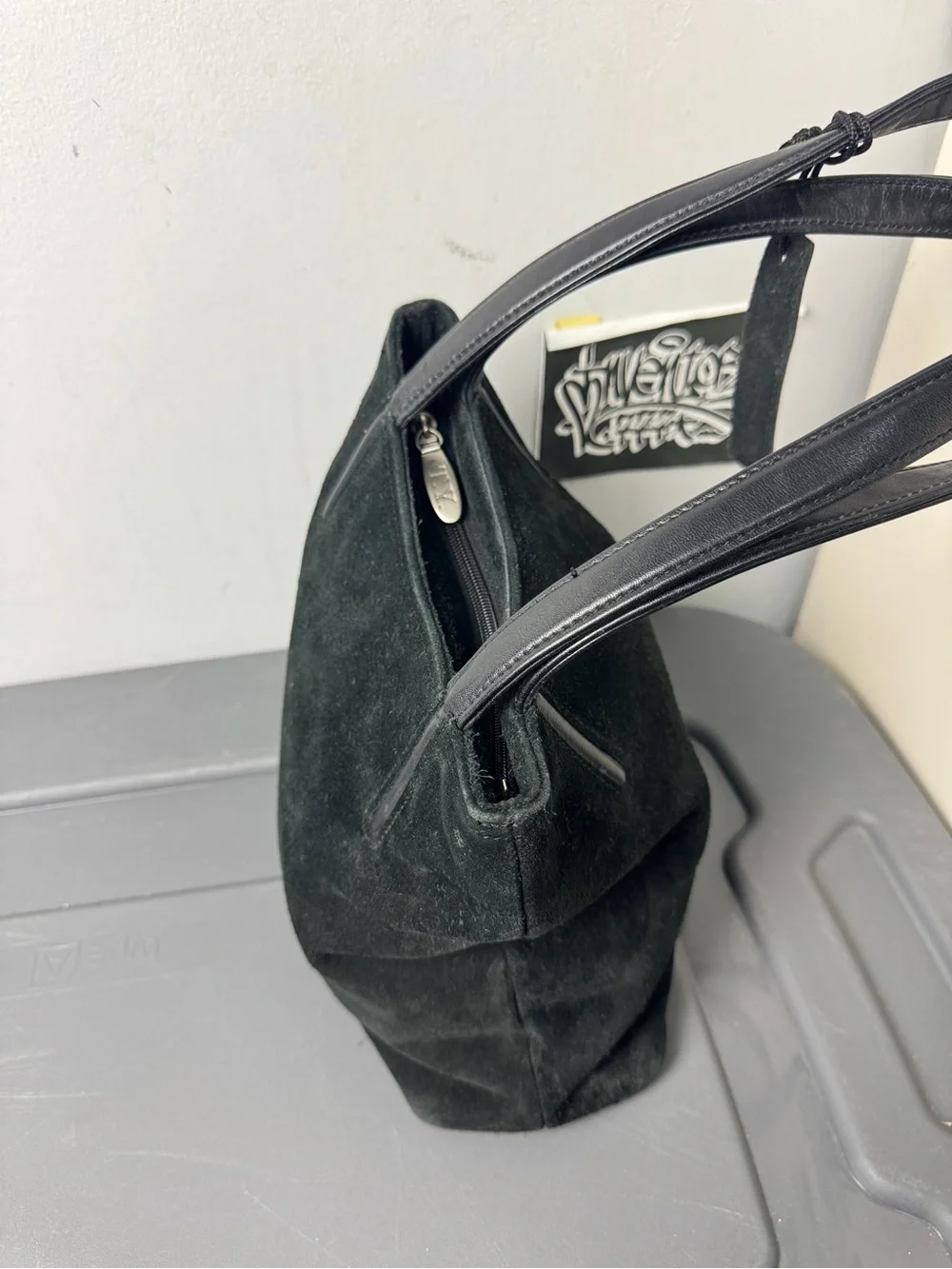 Tokio Yoshikawa Suede Shoulder Bag - Picture 7 of 9